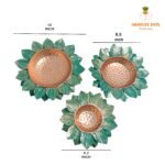 GOLDEN POLISH PETAL URLI SET OF 3 - Image 8