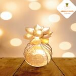 URLI BOWL LOTUS SHAPE TEA LIGHT HOLDER - Image 8