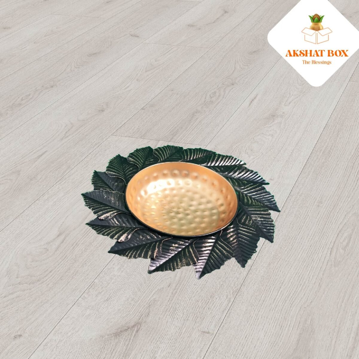 FLORAL LEAF SHAPE URLI Set Of Three - Image 8