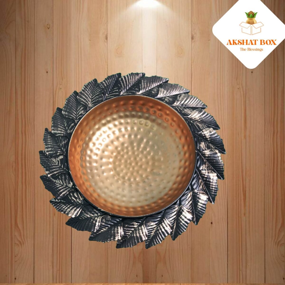 FLORAL LEAF SHAPE URLI Set Of Three - Image 6