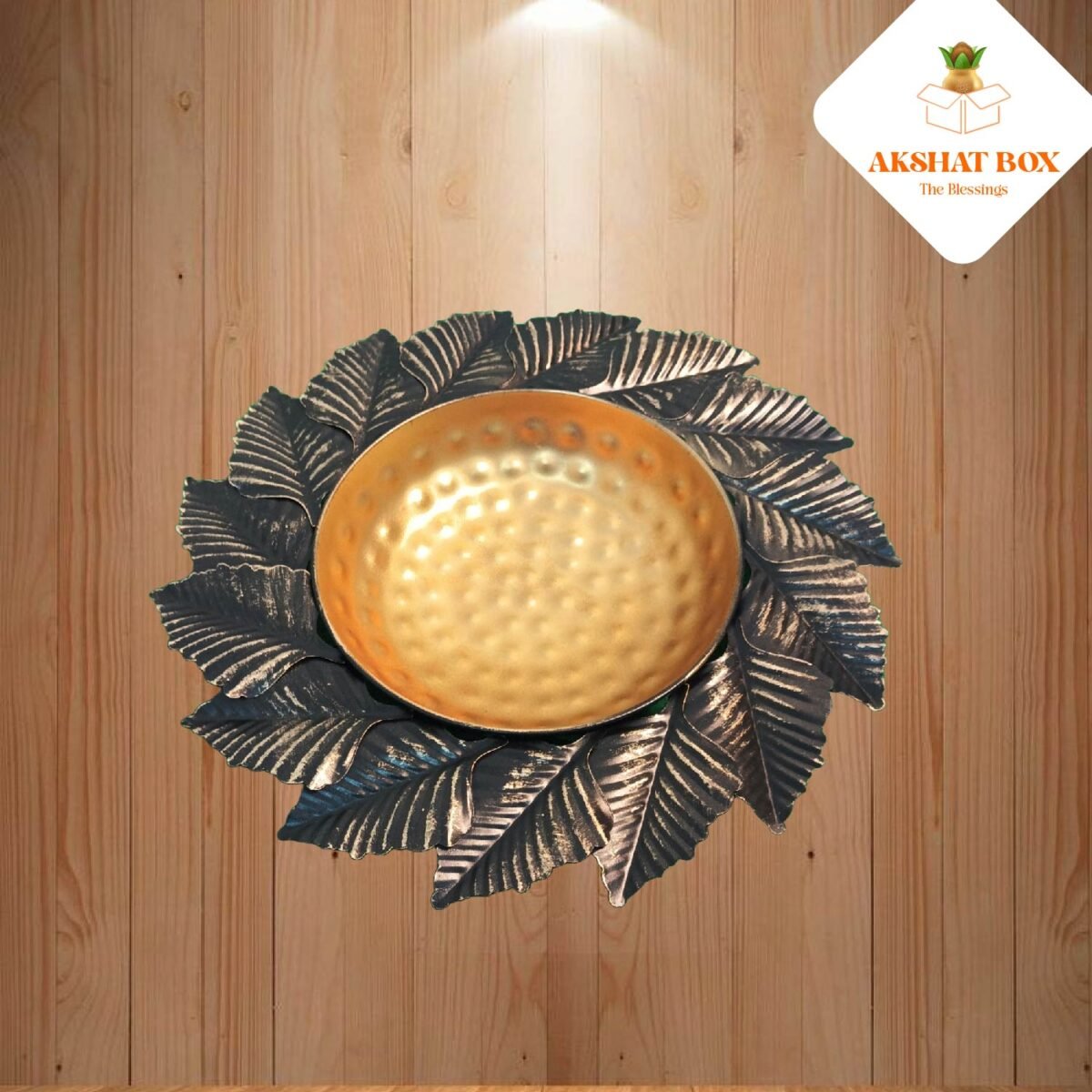 FLORAL LEAF SHAPE URLI Set Of Three - Image 4