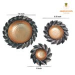 FLORAL LEAF SHAPE URLI Set Of Three - Image 3