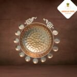 Handcrafted Golden Peacock Urli Bowl Diya – A Symbol of Elegance & Tradition ✨ - Image 3