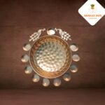 Handcrafted Golden Peacock Urli Bowl Diya – A Symbol of Elegance & Tradition ✨ - Image 2