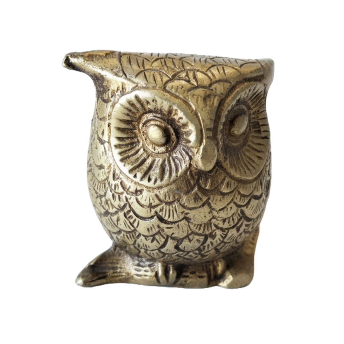 Feng Shui Owl Statue Vastu Statue Brass Owl - Image 2