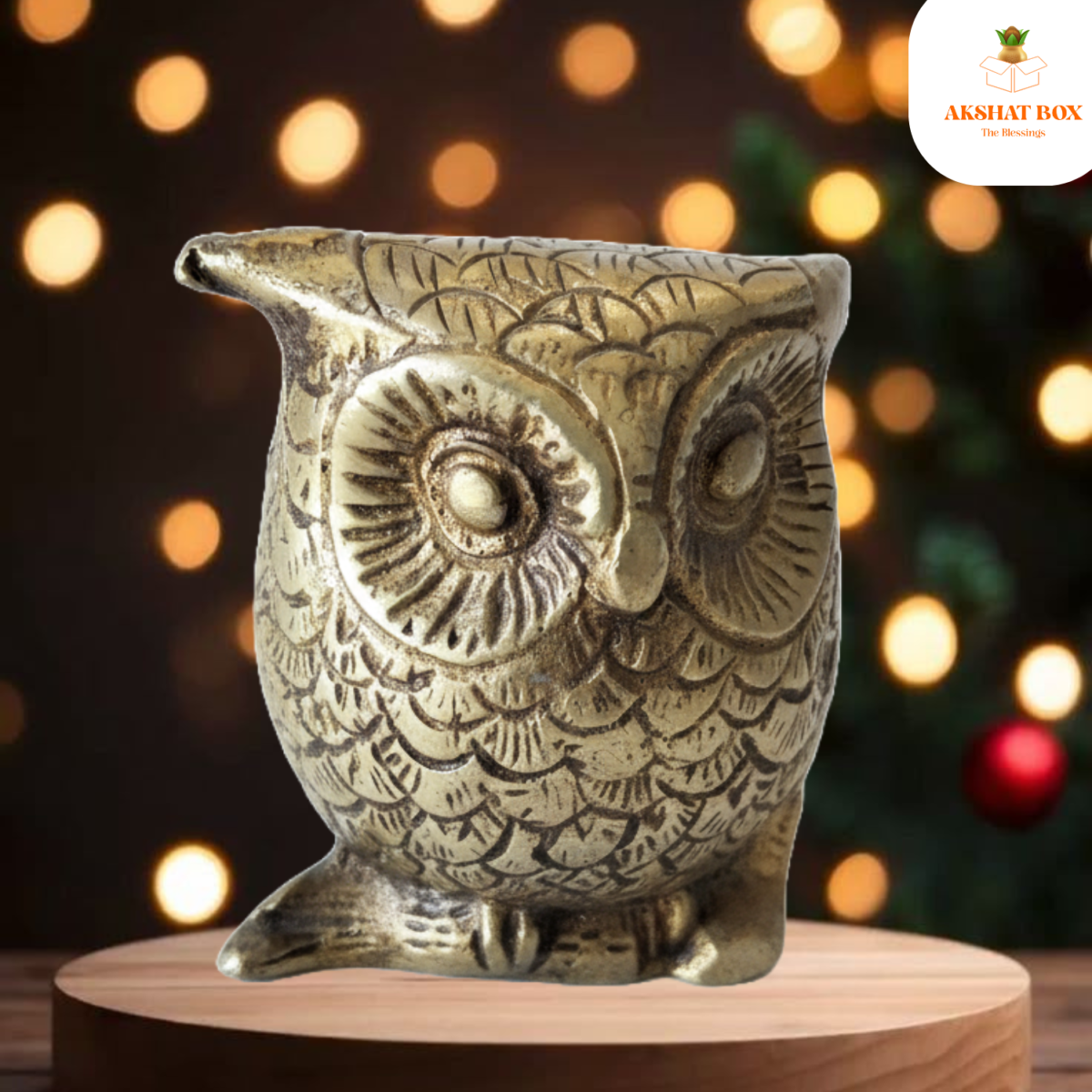 Feng Shui Owl Statue Vastu Statue Brass Owl - Image 5