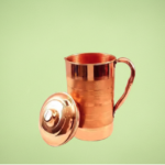 Copper Jug Water Pitcher Copper for Ayurveda Healing Capacity
