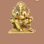 Super Fine Brass Ganapti Idol – Premium Temple Edition