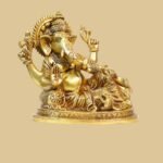 Brass Ganesha Idol – Auspicious Symbol of Wisdom, Prosperity & New Beginnings