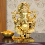 Premium Superfine Brass Ganpati Idol – Divine Grandeur with Exquisite Craftsmanship
