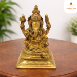AKSHAT BOX BRASS GANESH IDOL