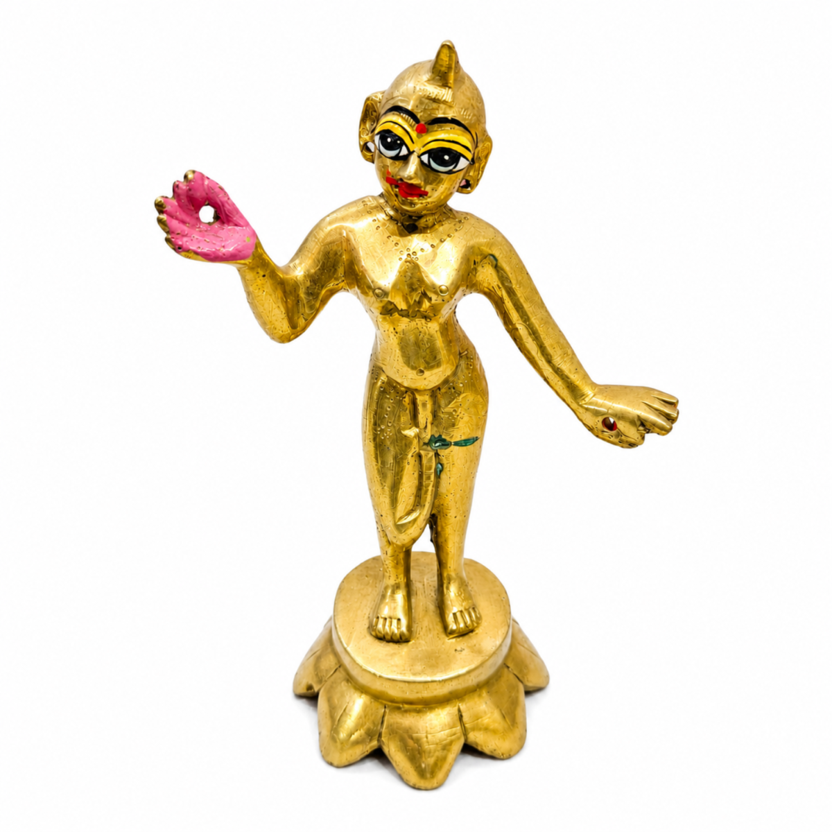 Radha Brass Idol 6 Inch - Image 2