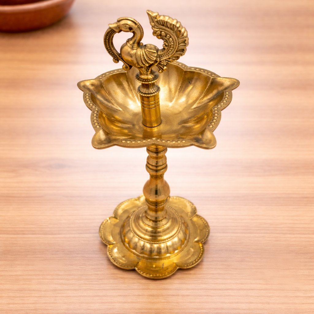 3 (5) PEACOCK SAMAYEE DIYA - Image 1