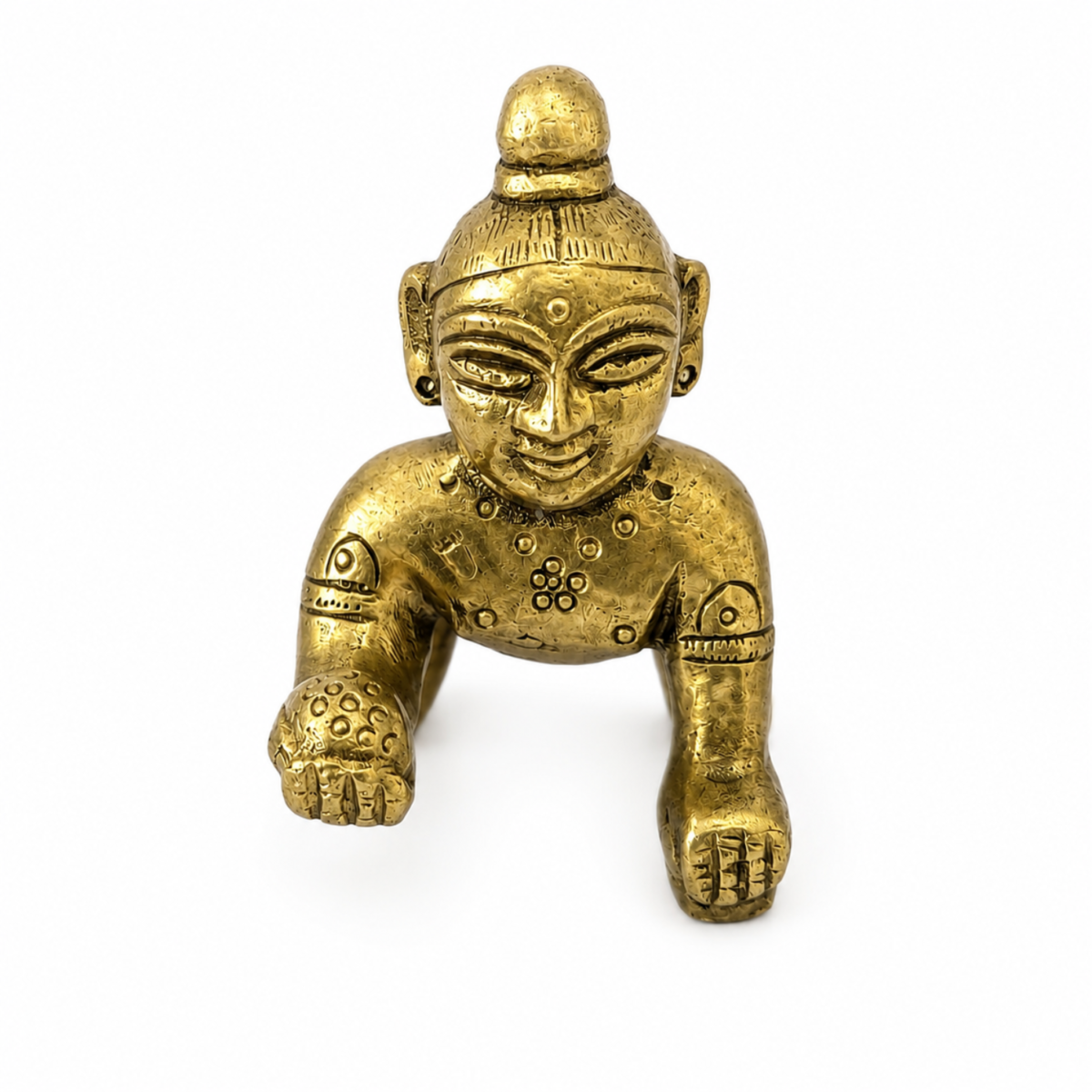 Laddu Gopal Brass Idol 2.3 Inch - Image 2