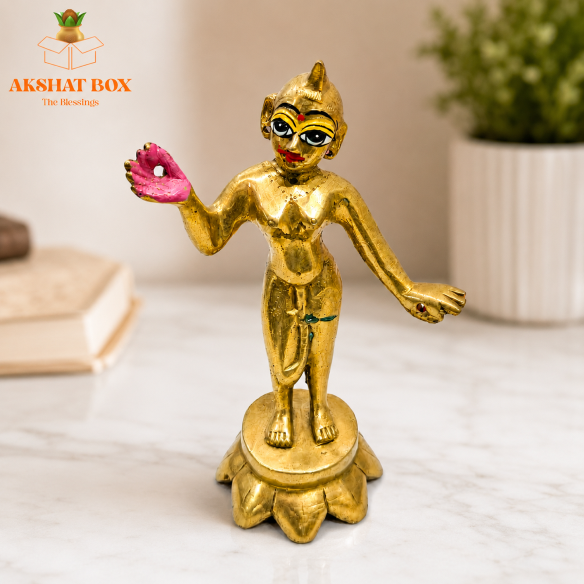 Radha Brass Idol 6 Inch - Image 5