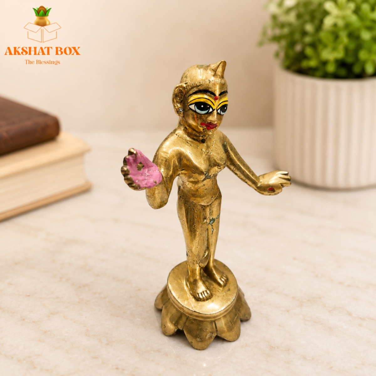 Radha Brass Idol 6 Inch - Image 7